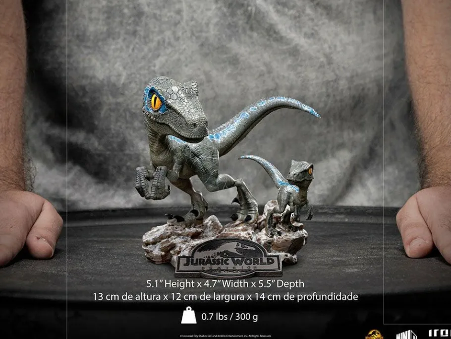 Designer Vinyl>Jurassic World : Dominion - Blue & Beta Velociraptor MiniCo 5” Vinyl Figure