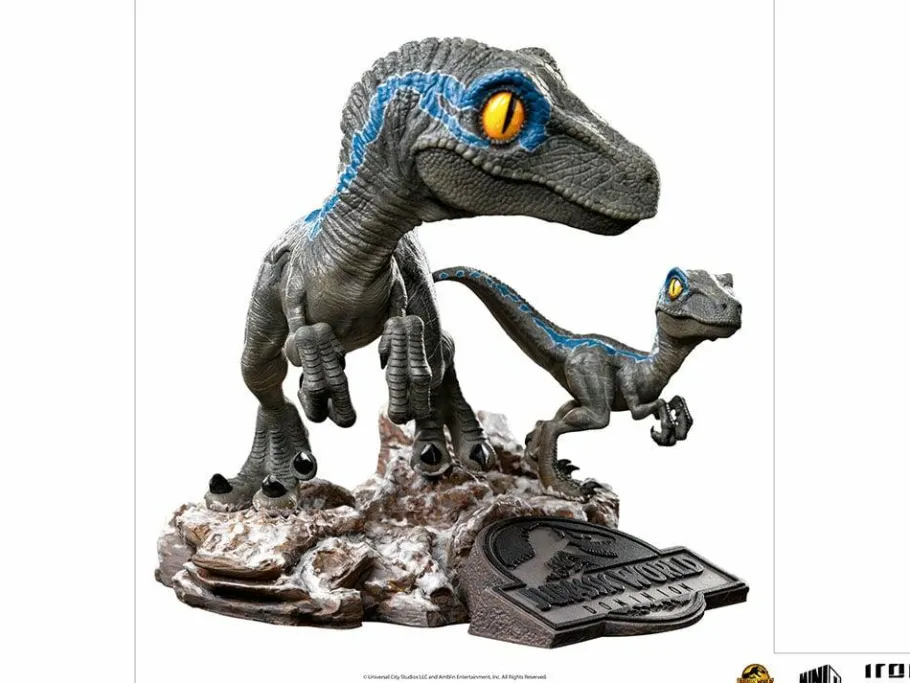 Designer Vinyl>Jurassic World : Dominion - Blue & Beta Velociraptor MiniCo 5” Vinyl Figure