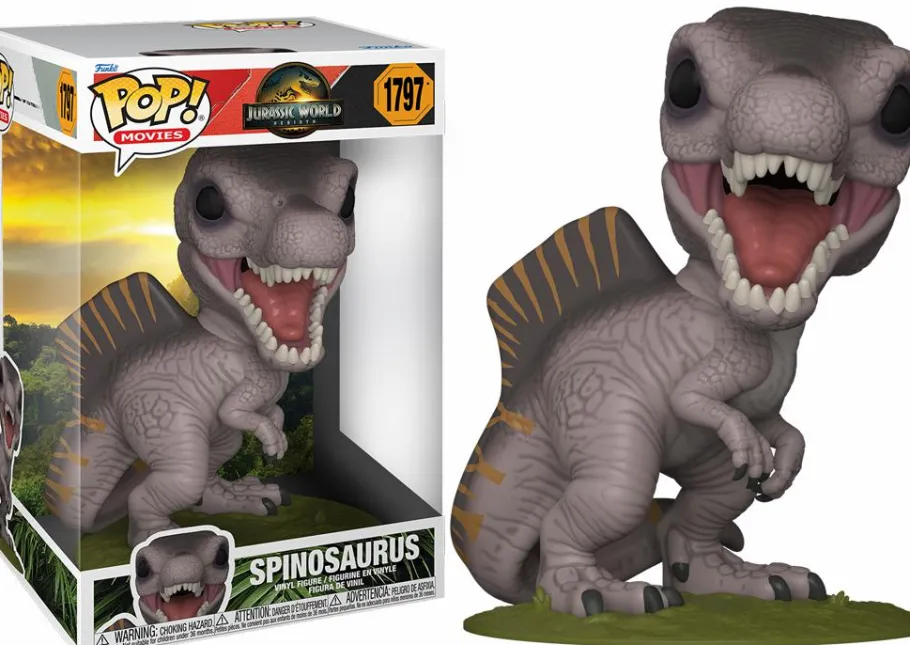 Super-Sized Pop!>Jurassic World : Rebirth (2025) - Spinosaurus Jumbo 10" Pop! Vinyl Figure