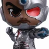 Designer Vinyl>Justice League (2017) - Cyborg Cosbaby 3.75” Hot Toys Bobble Head Figure