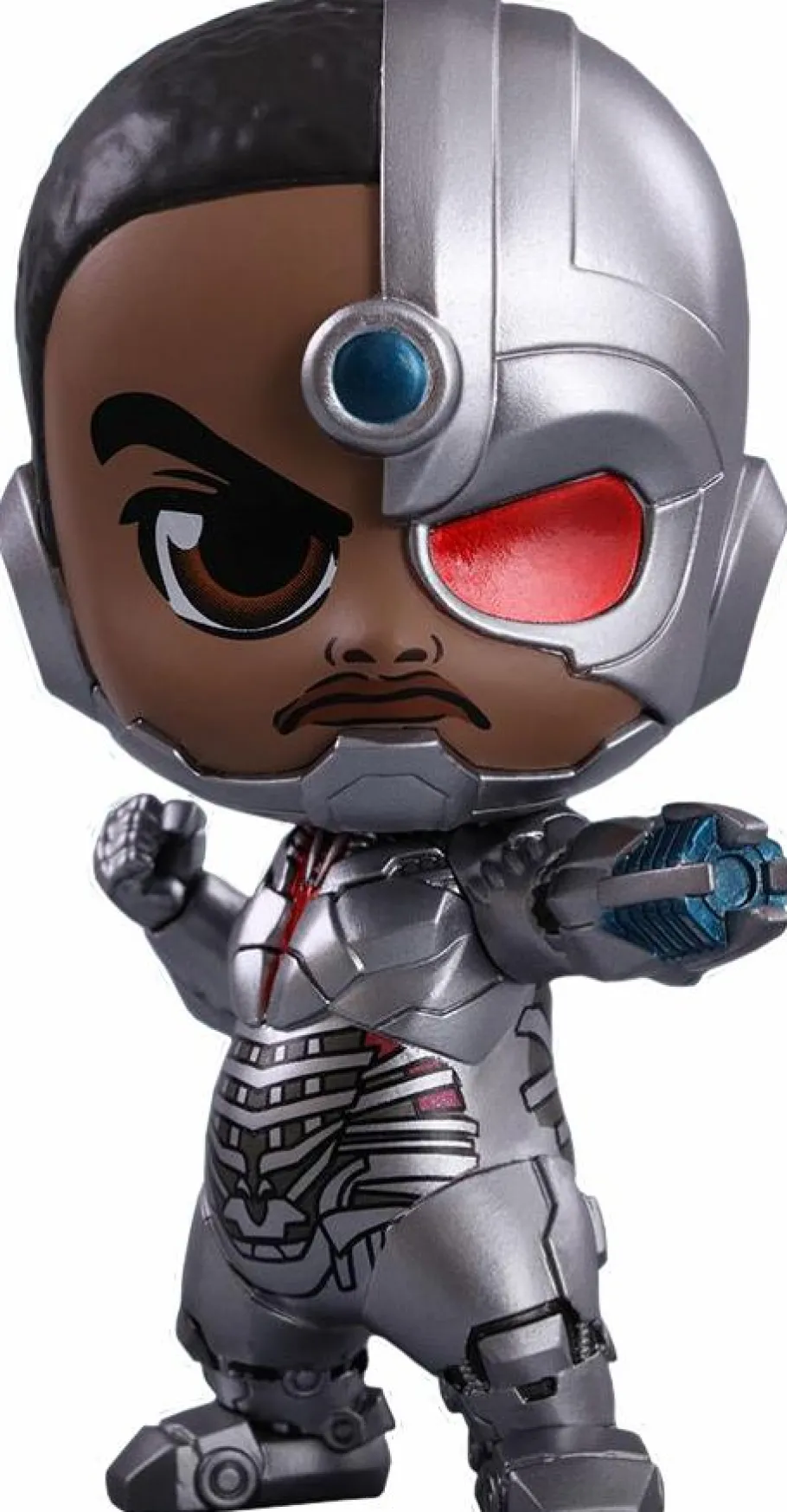 Designer Vinyl>Justice League (2017) - Cyborg Cosbaby 3.75” Hot Toys Bobble Head Figure