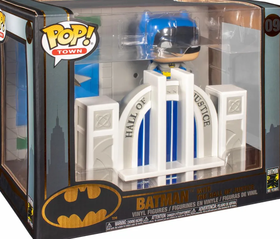 Pop! Rides & Town>Batman Justice League - with Hall of Justice Pop! Town Vinyl Figure