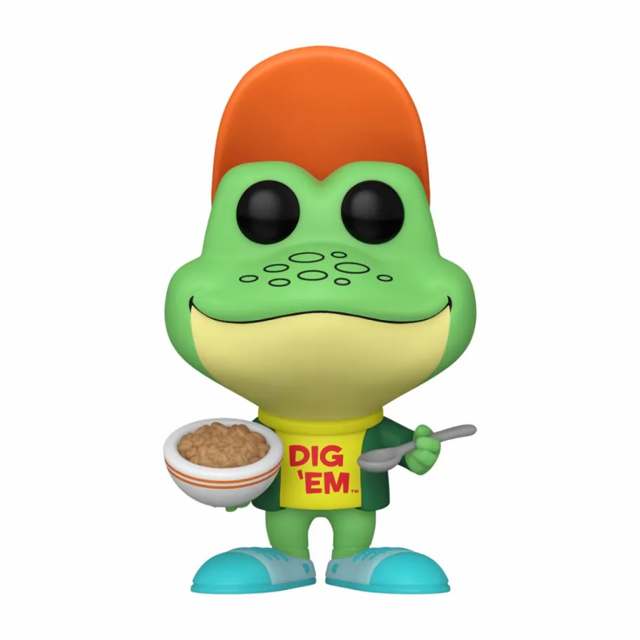 Pop! Bundles>Kellogg's Honey Smacks - Dig 'Em Frog Pop! Vinyl Figure (2024 Summer Convention Exclusive) (Popcultcha Exclusive)