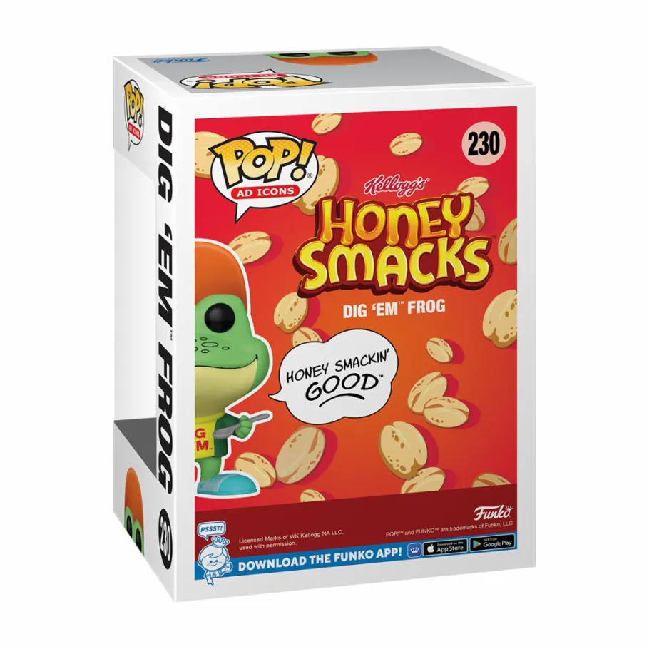 Pop! Bundles>Kellogg's Honey Smacks - Dig 'Em Frog Pop! Vinyl Figure (2024 Summer Convention Exclusive) (Popcultcha Exclusive)