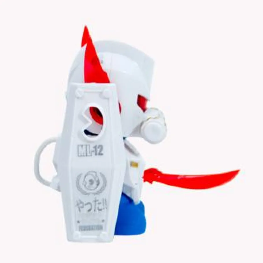 Designer Vinyl>Kidrobot - Bot Mini Dam Gun 3" White Edition Vinyl Figure