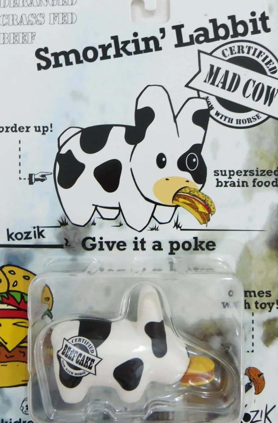 Designer Vinyl>Kidrobot - Mad Cow Smorkin’ Labbit 2.5” Vinyl Figure