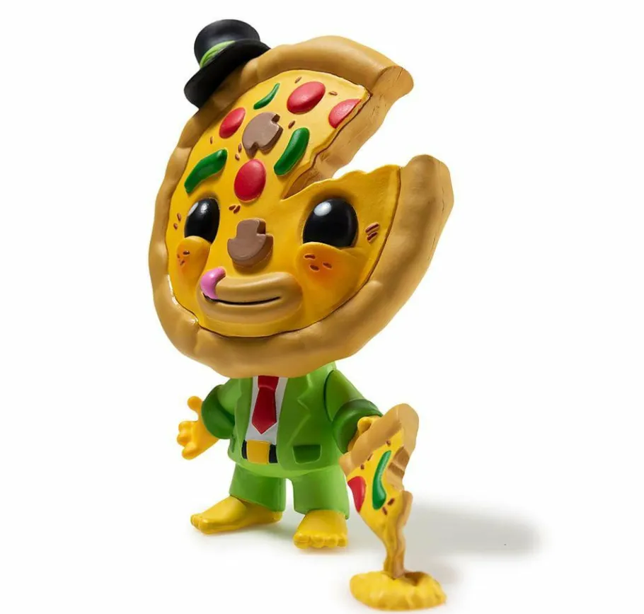 Designer Vinyl>Kidrobot - My Little Pizza 4” Vinyl Figure by Lyla & Piper Tolleson