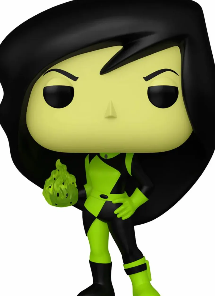 Pop! Chases, Vault, Limited Editions, Ppp Items>Kim Possible - Shego Glow-in-the-Dark Pop! Vinyl Figure in Acrylic Pop! Protector (Popcultcha Exclusive)