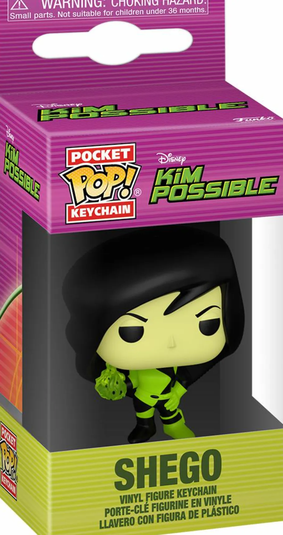Pop! Keychains>Kim Possible - Shego Pocket Pop! Keychain