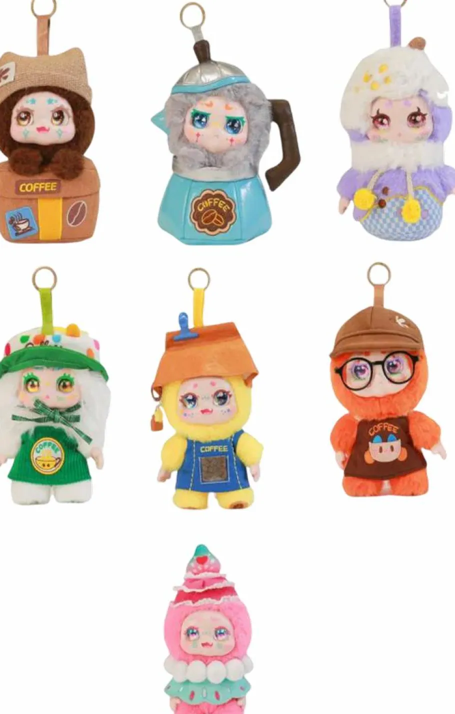 Blind Box>Kimmon - Let's Cafe Series Blind Box Plush (Display of 6)