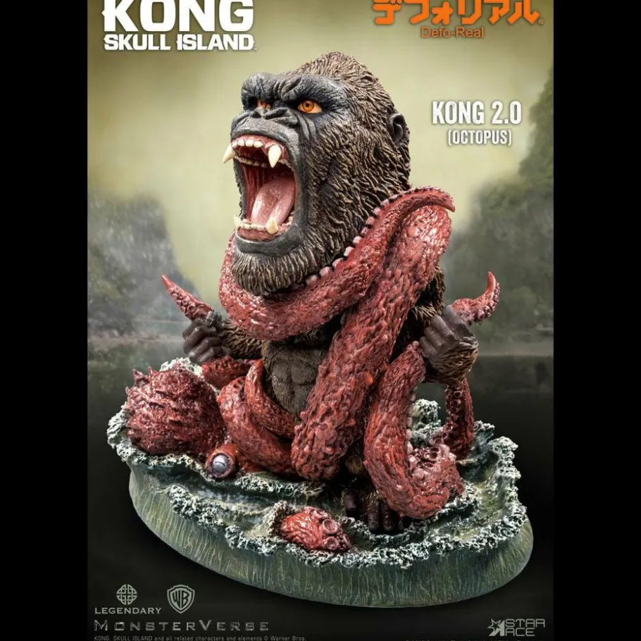Designer Vinyl>King Kong Kong: Skull Island - Kong vs Octopus Defo-Real 6” Vinyl Statue