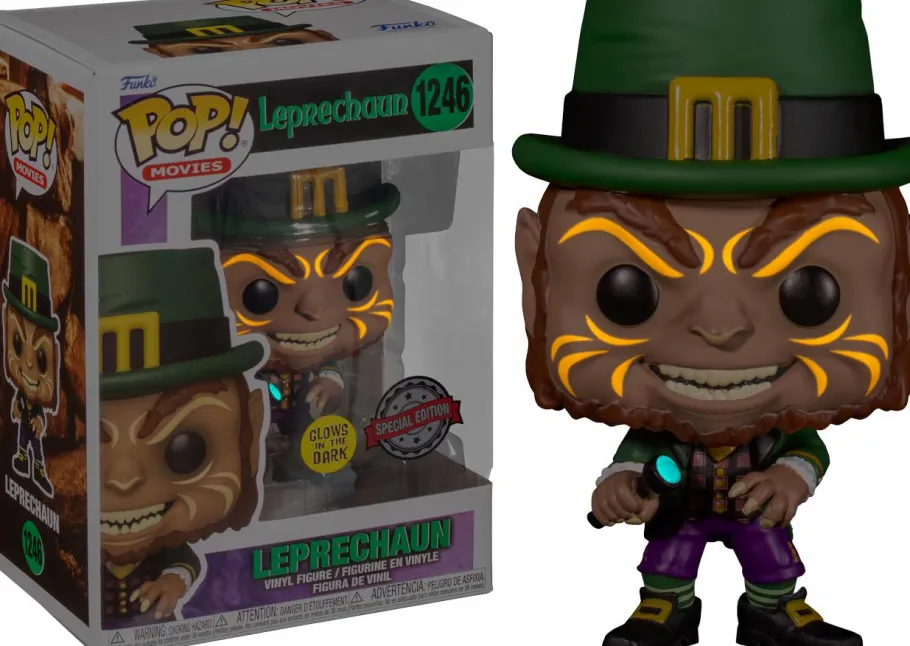 Standard Pop!>Leprechaun (1993) - Lubdan the with Flashlight Glow in the Dark Pop! Vinyl Figure