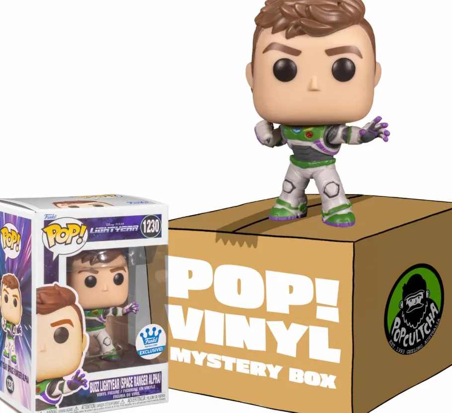 Funko Convention Exclusives>Lightyear (2022) - Buzz with Alpha Suit Exclusive Mystery Box (Includes Buzz & 3 Mystery Exclusive Pop! Vinyl Figures)