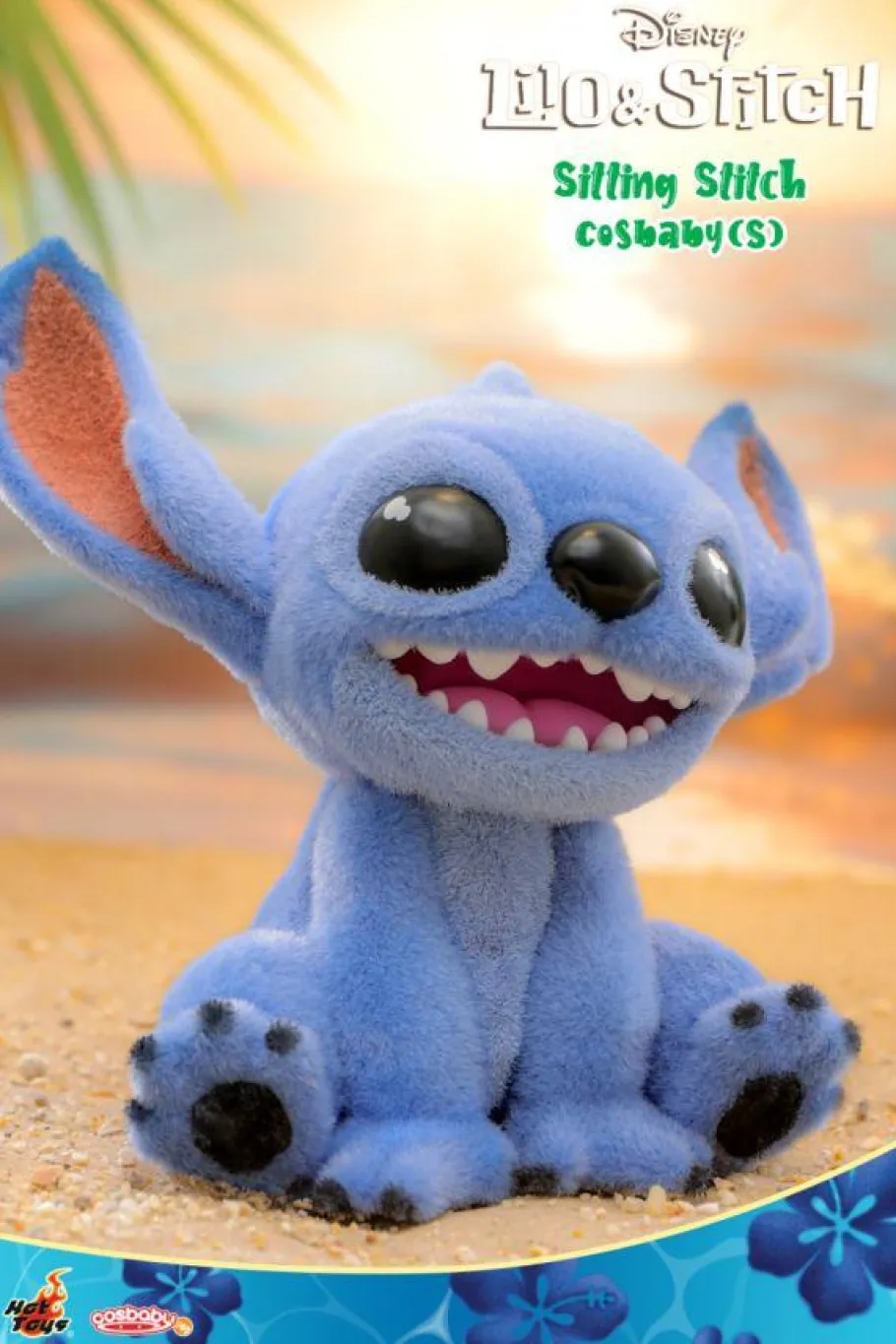 Cosbaby>Lilo & Stitch (2025) - Stitch Sitting Velvet Hair Version Cosbaby (S) Hot Toys Figure