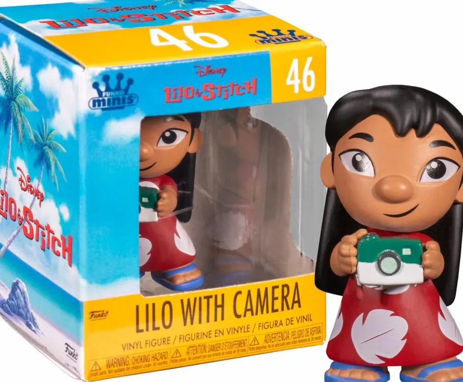 Designer Vinyl>Lilo & Stitch - Lilo with Camera 3” Scale Mini Vinyl Figure