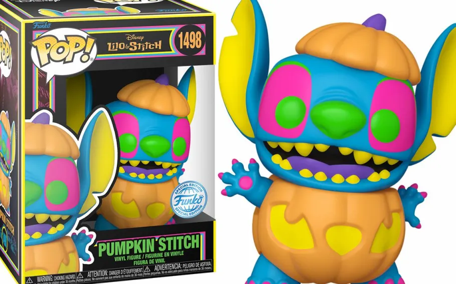 Standard Pop!>Lilo & Stitch - Pumpkin Stitch Blacklight Pop! Vinyl Figure