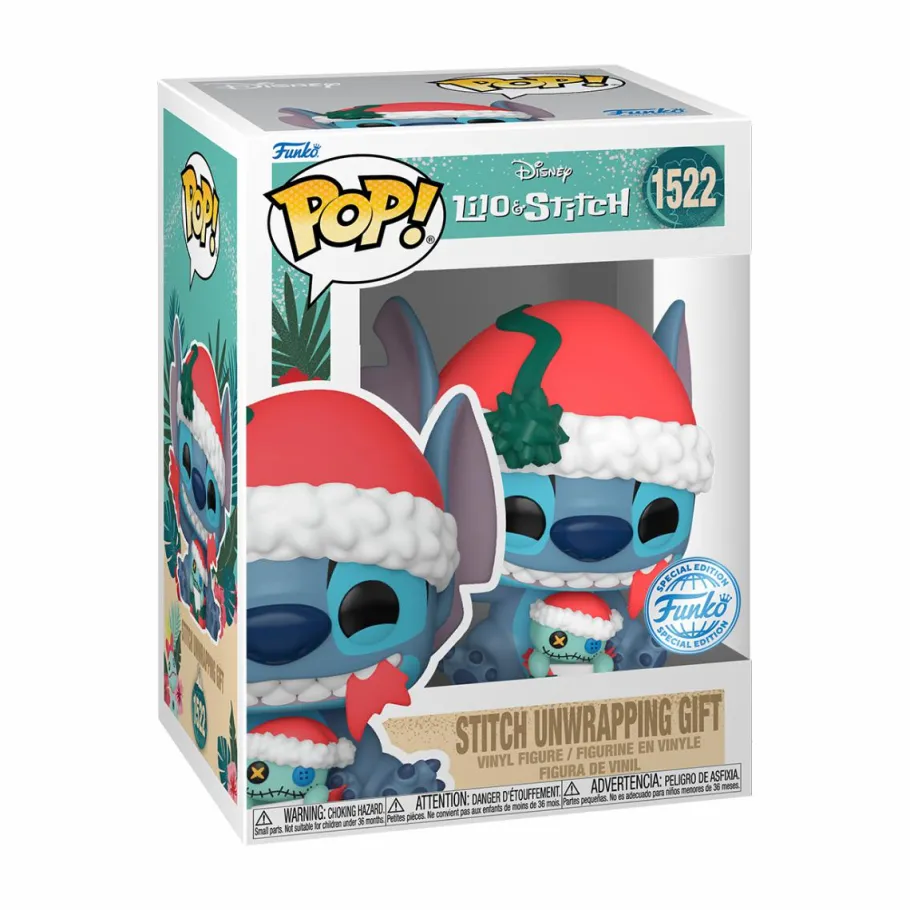 Standard Pop!>Lilo & Stitch - Stitch Unwrapping Gift (Holiday) Pop! Vinyl Figure