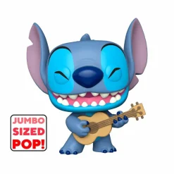 Super-Sized Pop!>Lilo & Stitch - Stitch with Ukelele 10" Jumbo Pop! Vinyl Figure