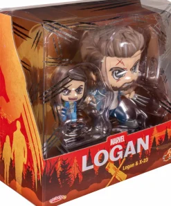 Designer Vinyl>Wolverine Logan (2017) - Logan & X-23 Cosbaby (S) Hot Toys Figure 2-Pack