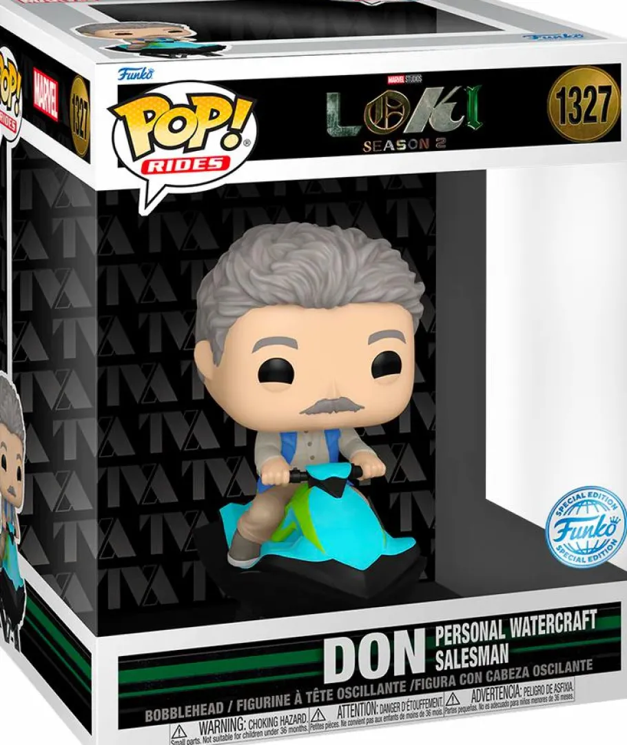 Pop! Rides & Town>Loki (2021) - Don (Mobius) Personal Watercraft Salesman Pop! Rides Vinyl Figure