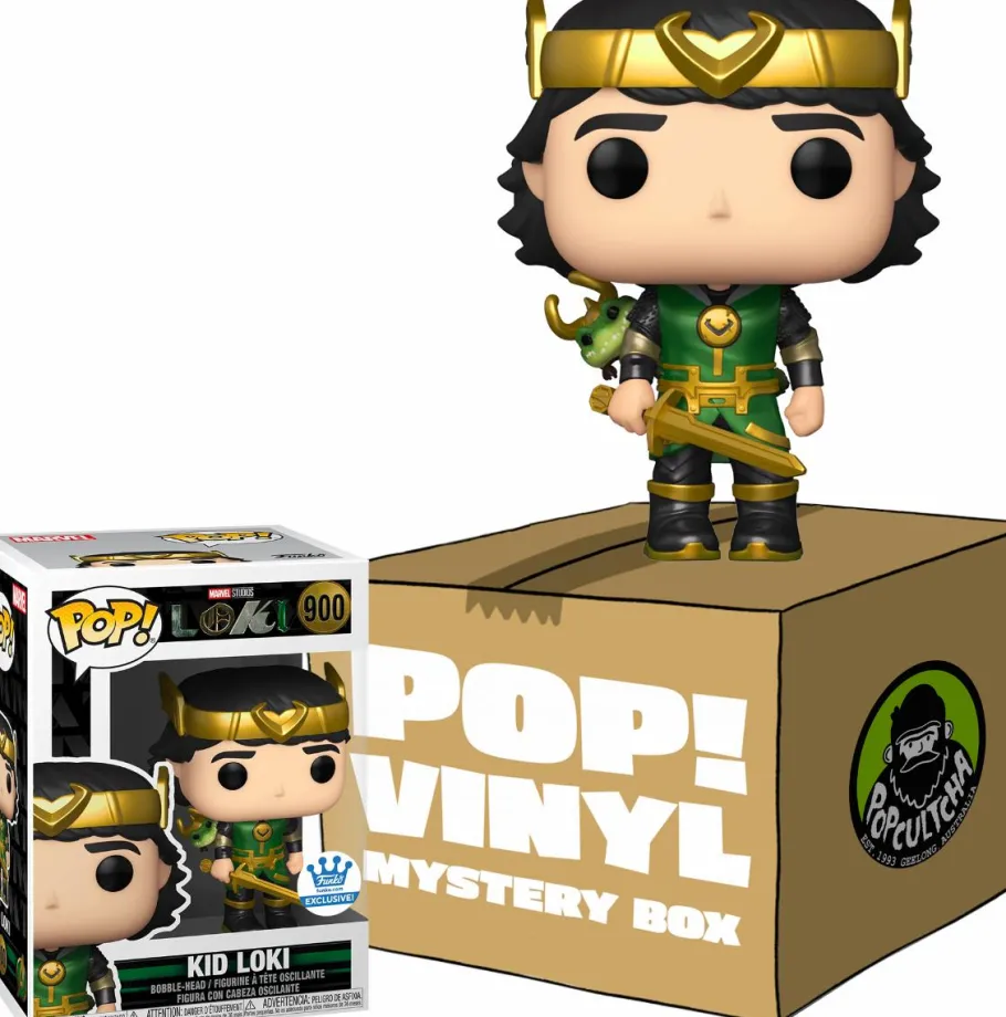 Collector & Mystery Boxes>Loki (2021) - Kid Metallic Mystery Box (Includes Kid & 2 Mystery Exclusive Pop! Vinyl Figures)