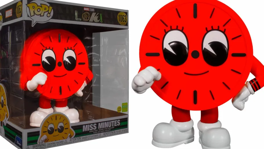 Funko Convention Exclusives>Loki (2021) - Miss Minutes Glow in the Dark Jumbo Pop! Vinyl Figure (2022 Summer Convention Exclusive) (Popcultcha Exclusive)
