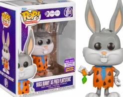 Funko Convention Exclusives>Looney Tunes - Bugs Bunny as Fred Flintstone Warner Bros 100th Anniversary Pop! Vinyl Figure (2023 Summer Convention Exclusive) (Popcultcha Exclusive)
