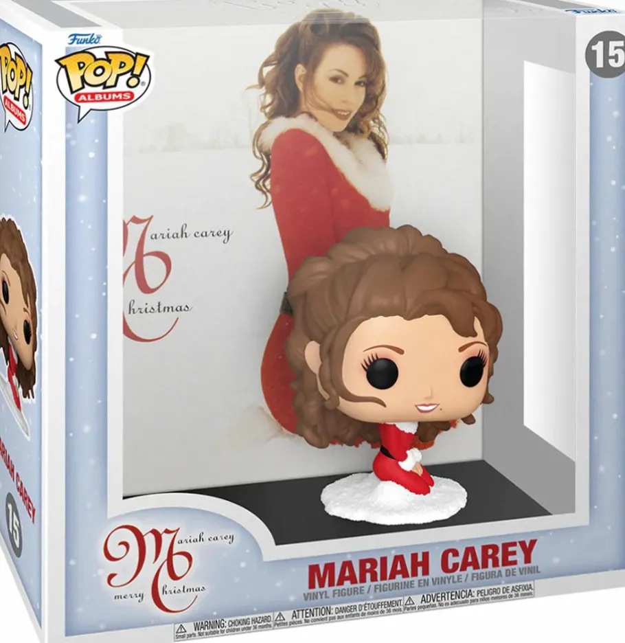 Designer Vinyl>Mariah Carey - Merry Christmas Pop! Albums Vinyl Figure