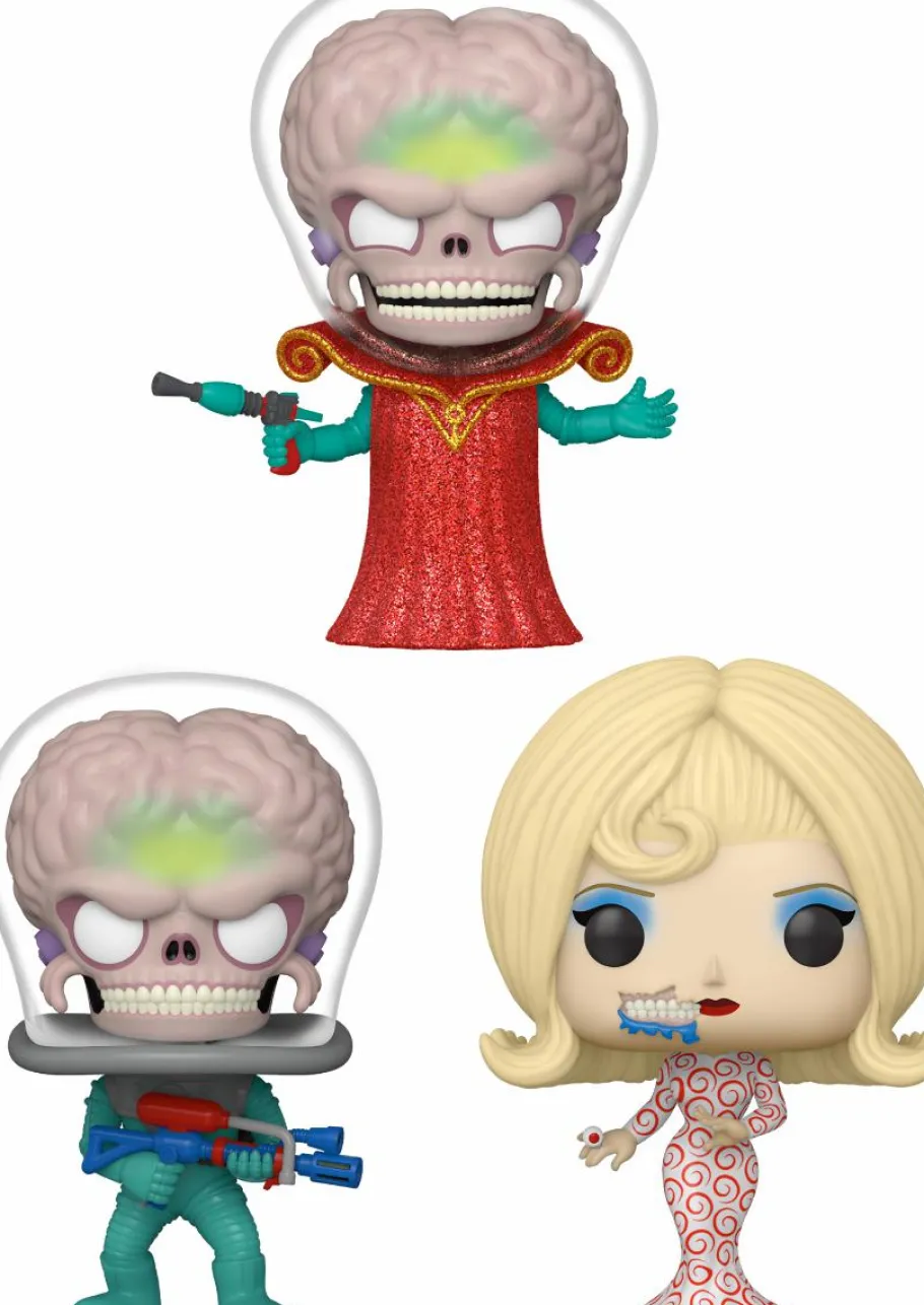 Pop! Bundles>Mars Attacks - Ack Ack Pop! Vinyl Bundle (Set of 3)