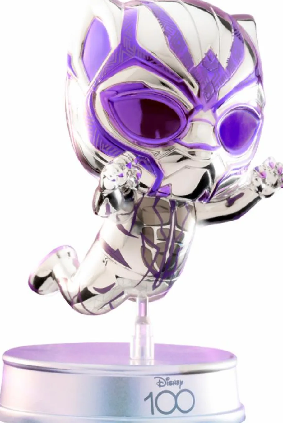 Cosbaby>Marvel - Black Panther Disney 100 (Platinum Colour Version) Cosbaby (S) Hot Toys Figure
