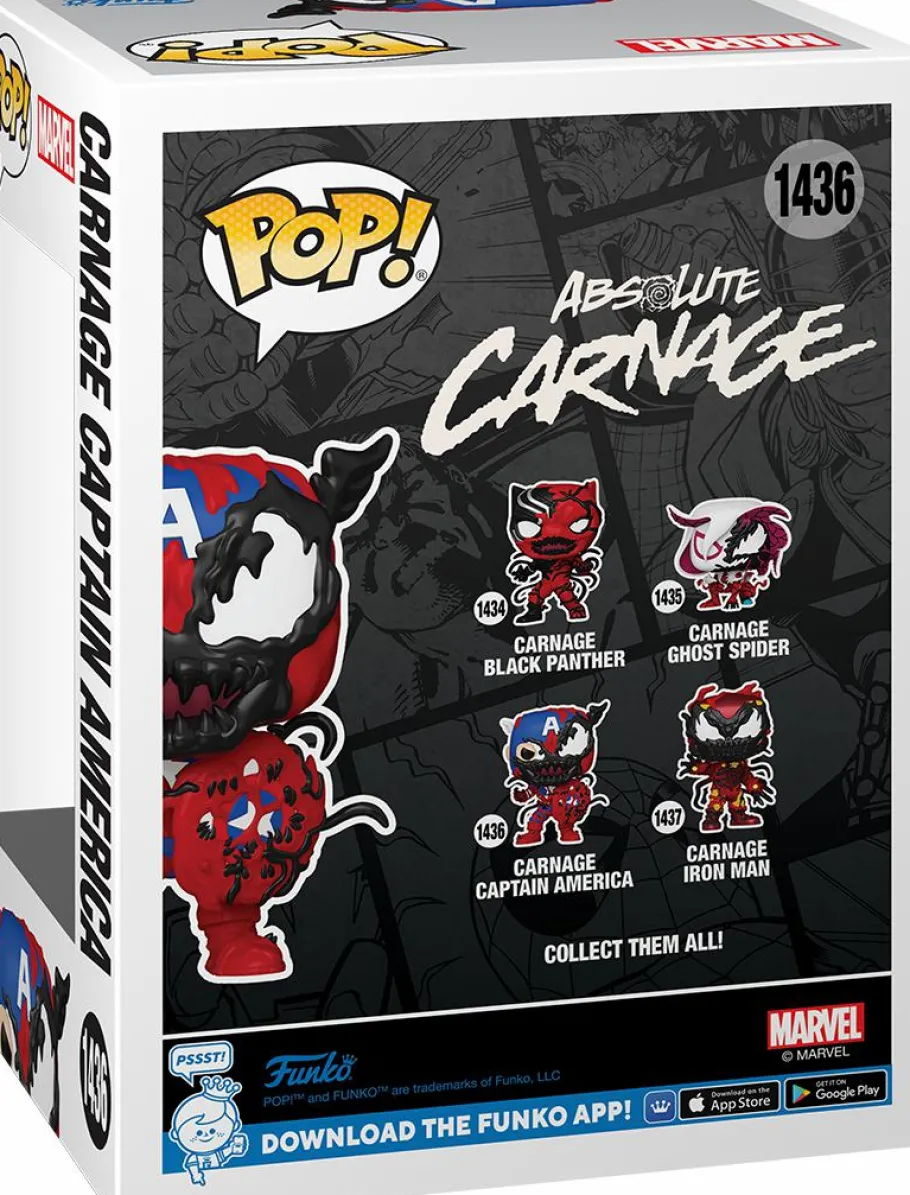 Standard Pop!>Marvel - Carnage Captain America Pop! Vinyl Figure