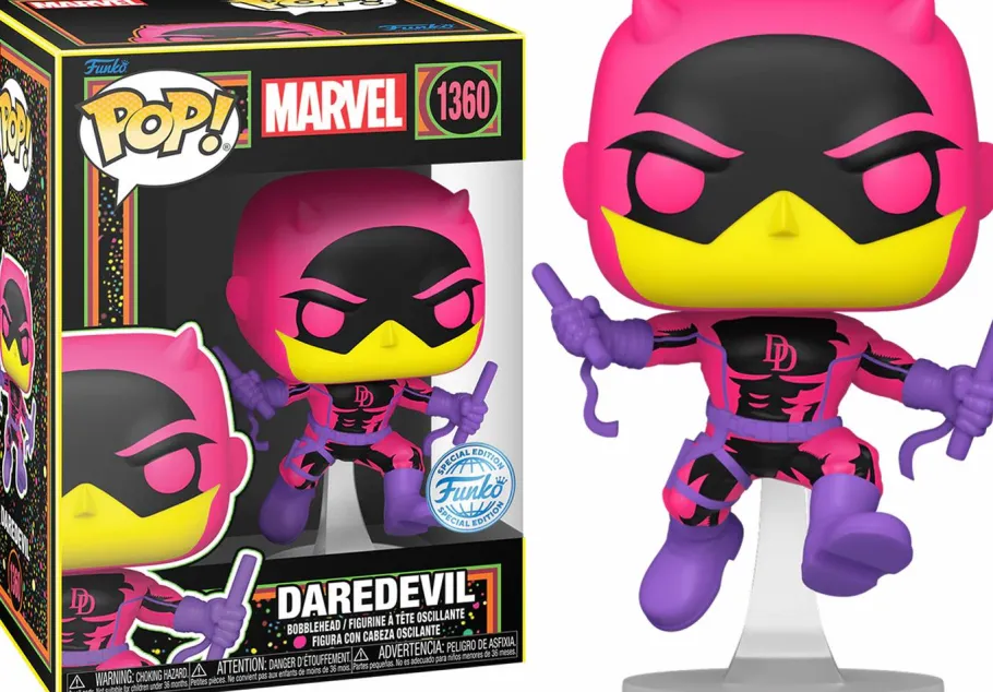 Standard Pop!>Daredevil Marvel - Blacklight Pop! Vinyl Figure