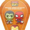 Designer Vinyl>Marvel - Hulk, Spider-Man, Iron Man Easter Pocket Pop! 3-Pack