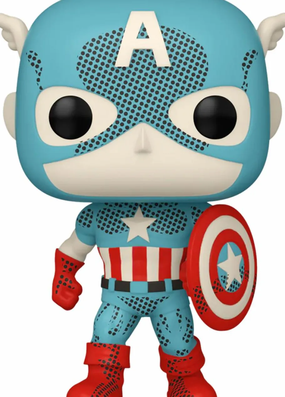 Standard Pop!>Marvel - Retro Reimagined Captain America Disney 100th Pop! Vinyl Figure