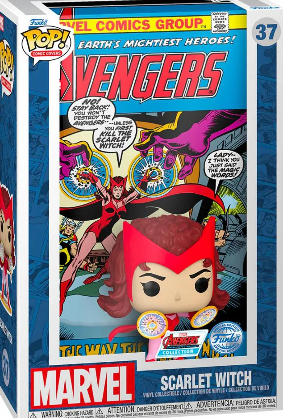 Pop! Covers>Marvel - Scarlet Witch The Avengers #104 Pop! Comic Covers Vinyl Figure