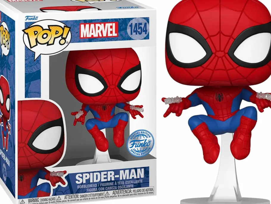 Standard Pop!>Spider-Man Marvel - with Webshooters Pop! Vinyl Figure