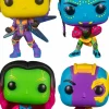 Pop! Bundles>Marvel : Blacklight - Shuri, Wasp, Gamora & Nebula Blacklight Pop! Vinyl Bundle (Set of 4)