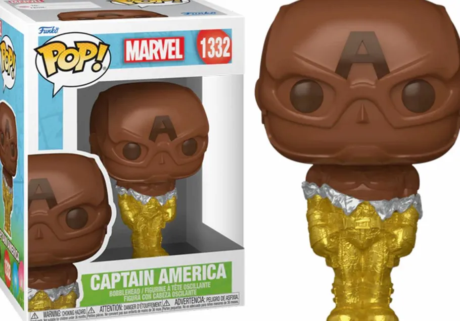 Standard Pop!>Marvel Comics - Captain America (Chocolate) Pop! Vinyl Figure