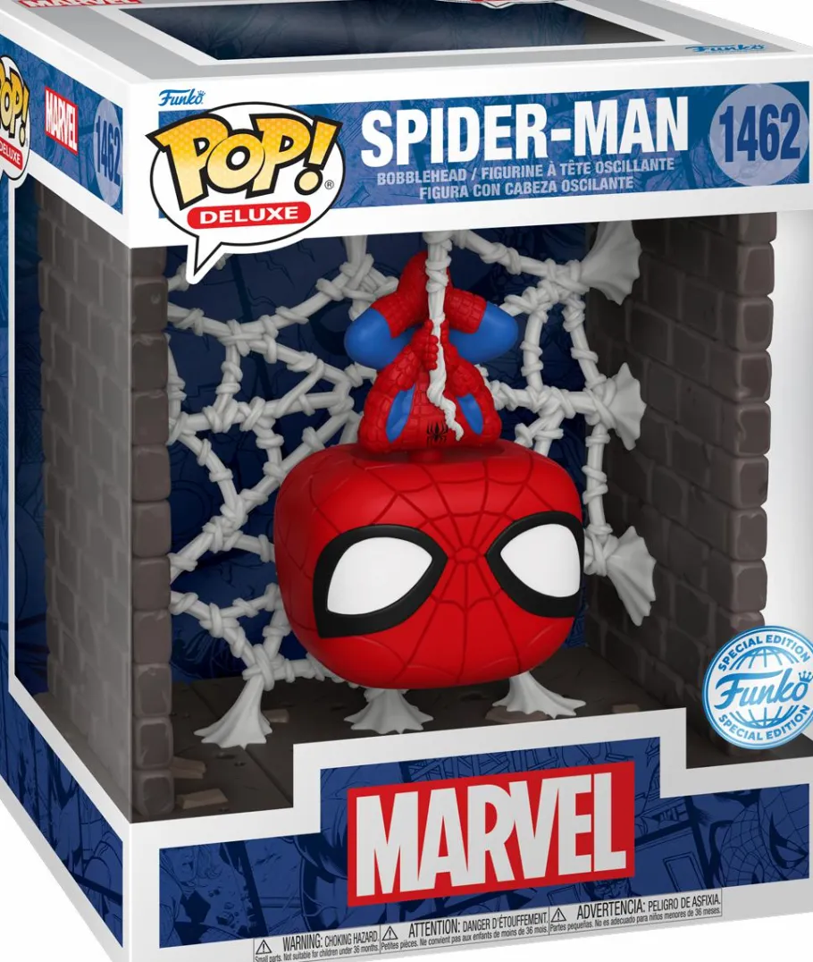Pop! Deluxe>Spider-Man Marvel Comics - (Webbed) Deluxe Pop! Vinyl Figure