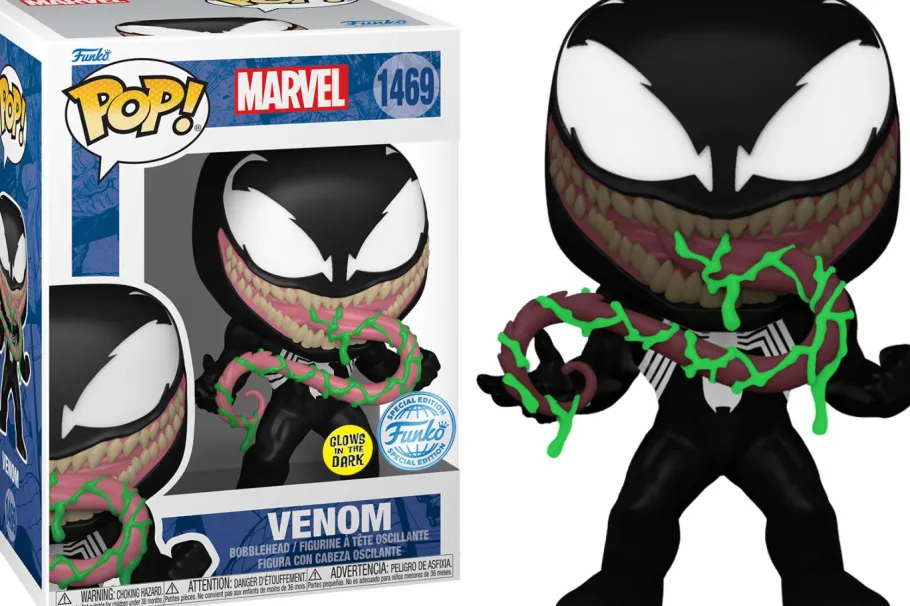 Standard Pop!>Marvel Comics - Venom with Ooze Glow-in-the-Dark Pop! Vinyl Figure