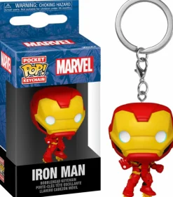 Pop! Keychains>Marvel Comics: New Classics - Iron Man Pocket Pop! Keychain