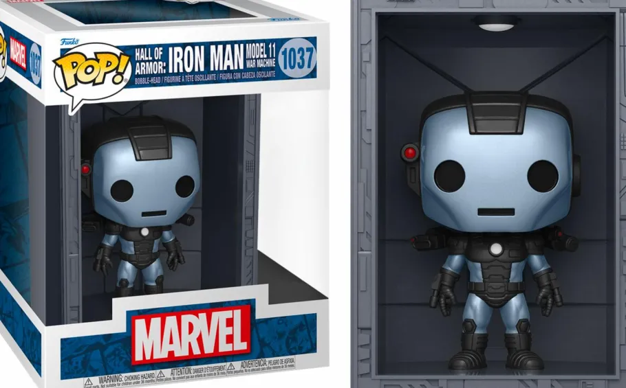 Pop! Deluxe>Iron Man Marvel: Hall of Armor - Model 11 War Machine Metallic Deluxe Pop! Vinyl Figure