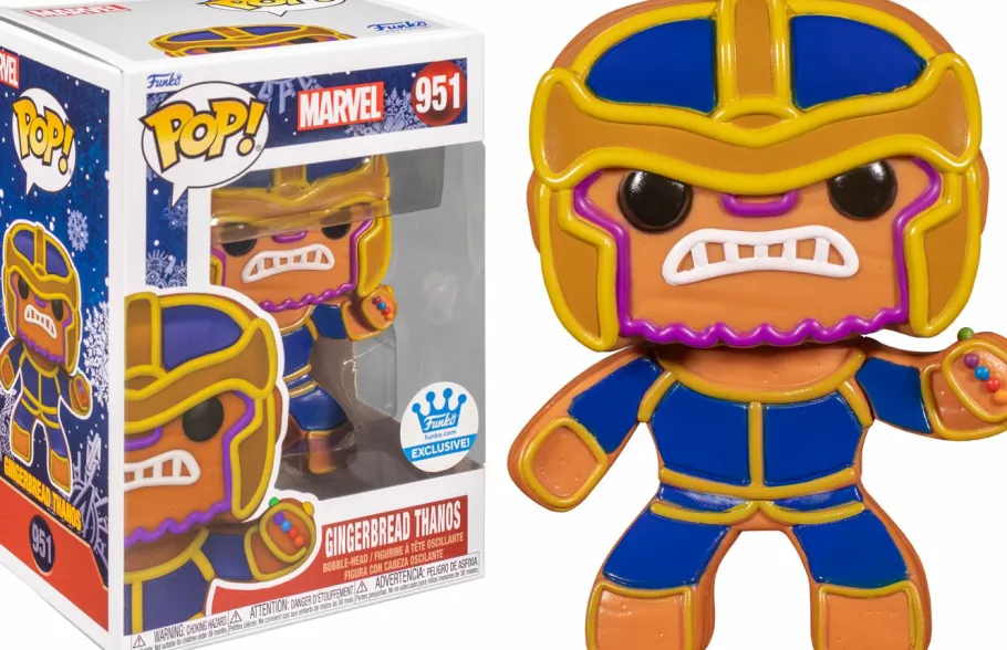Standard Pop!>The Avengers Marvel: Holiday - Thanos Gingerbread Man Pop! Vinyl Figure (Funko / Popcultcha Exclusive)