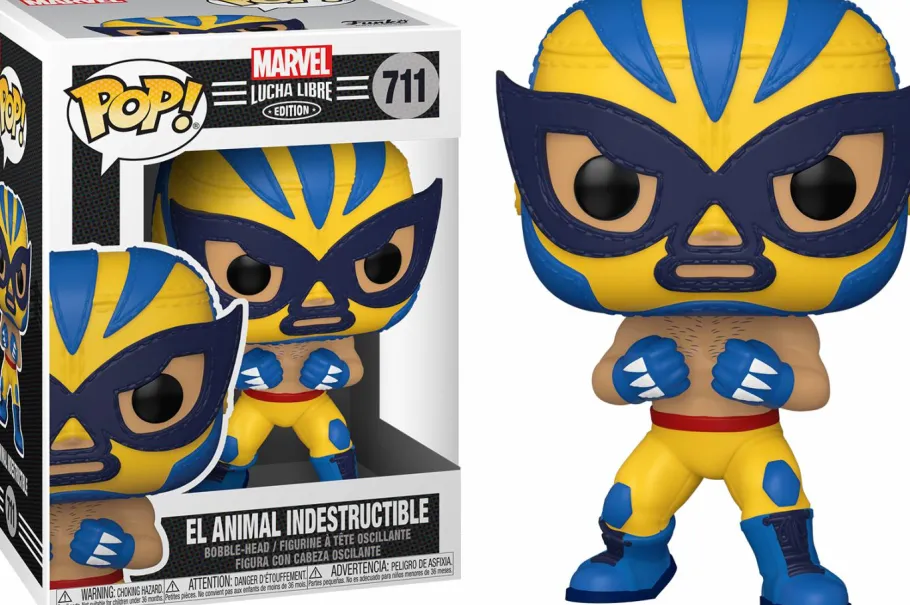 Standard Pop!>Marvel : Lucha Libre Edition - El Animal Indestructible Wolverine Pop! Vinyl Figure