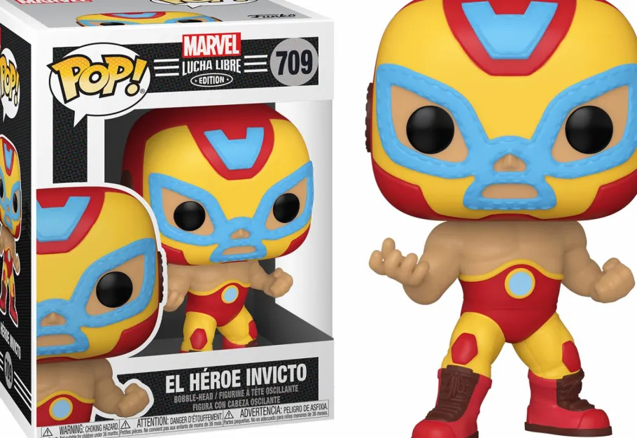 Standard Pop!>Marvel : Lucha Libre Edition - El Heroe Invicto Iron Man Pop! Vinyl Figure