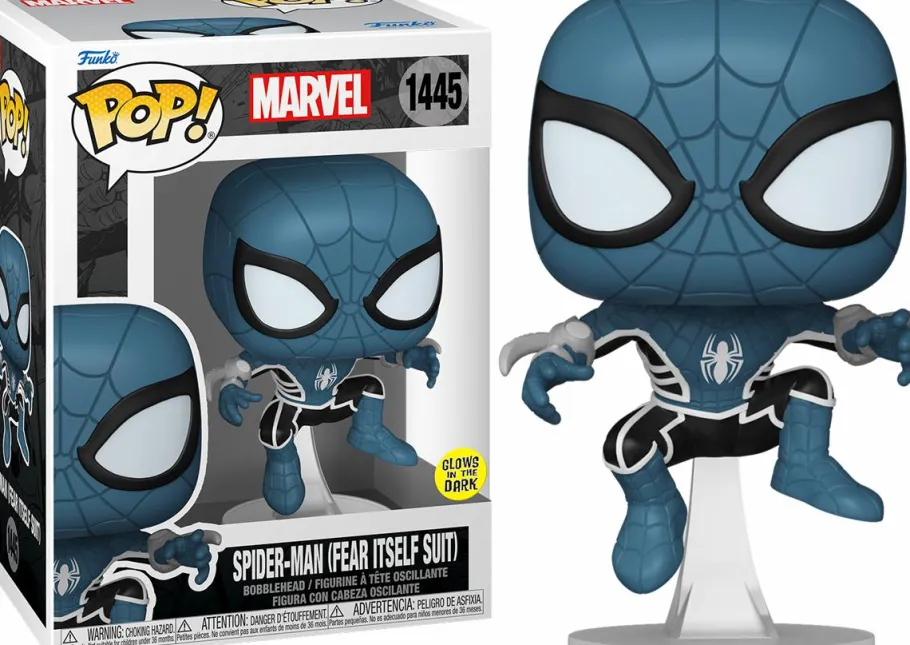 Standard Pop!>Spider-Man Marvel: Comics - (Fear Itself Suit) Glow-in-the-Dark Pop! Vinyl Figure