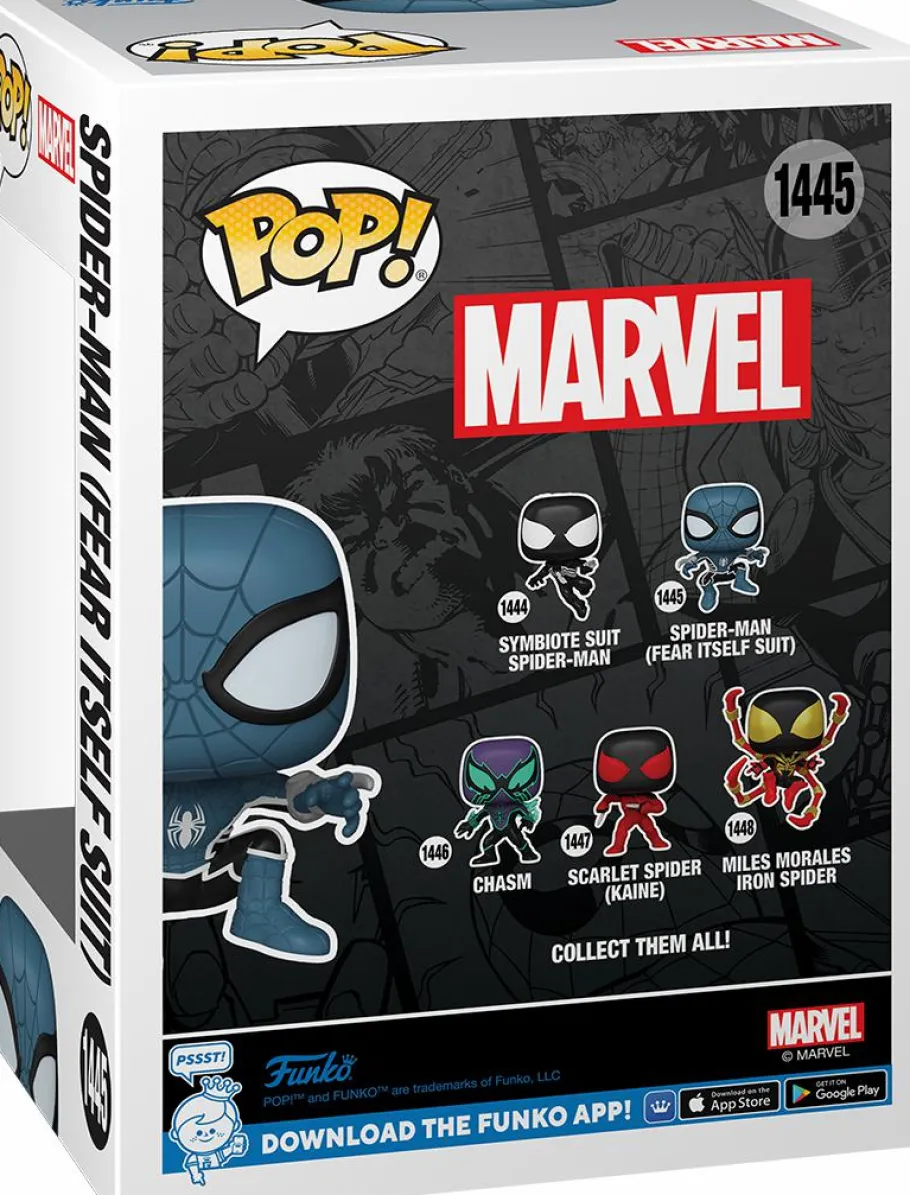 Standard Pop!>Spider-Man Marvel: Comics - (Fear Itself Suit) Glow-in-the-Dark Pop! Vinyl Figure