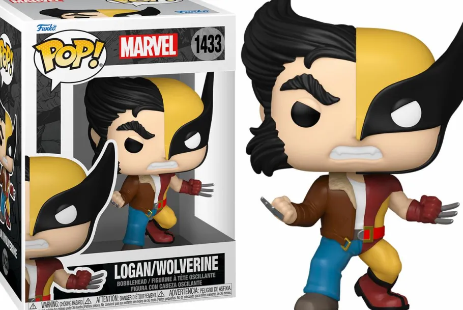 Standard Pop!>Marvel : Split - Logan/Wolverine Pop! Vinyl Figure