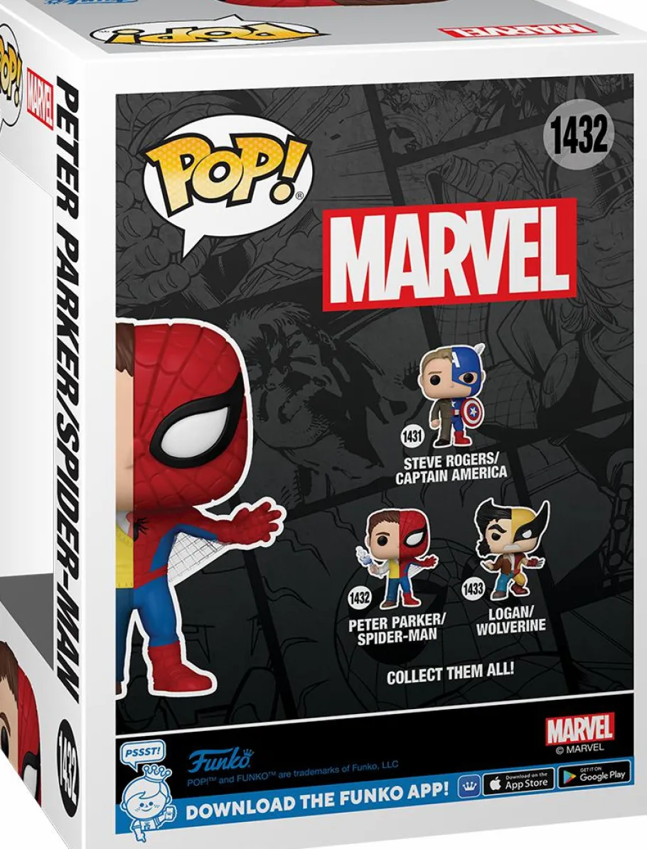 Standard Pop!>Marvel : Split - Peter Parker/Spider-Man Pop! Vinyl Figure