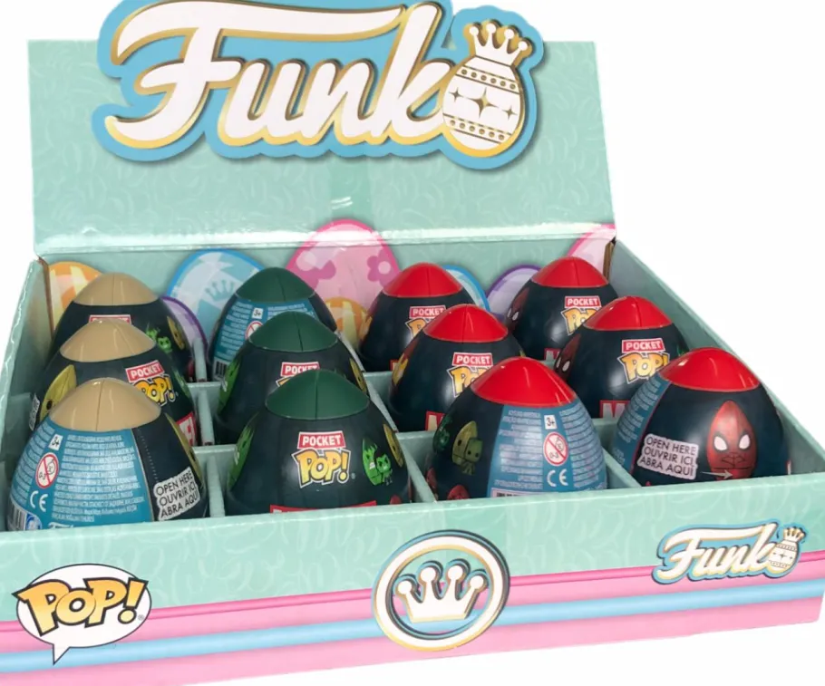 Designer Vinyl>The Avengers Marvel: - Pocket Pop! Vinyl Figure in Easter Egg (Display of 12 Units)